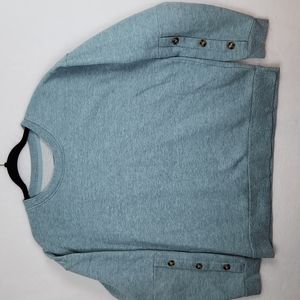 Athletic  Apparel  Women's Teal Sweater Large